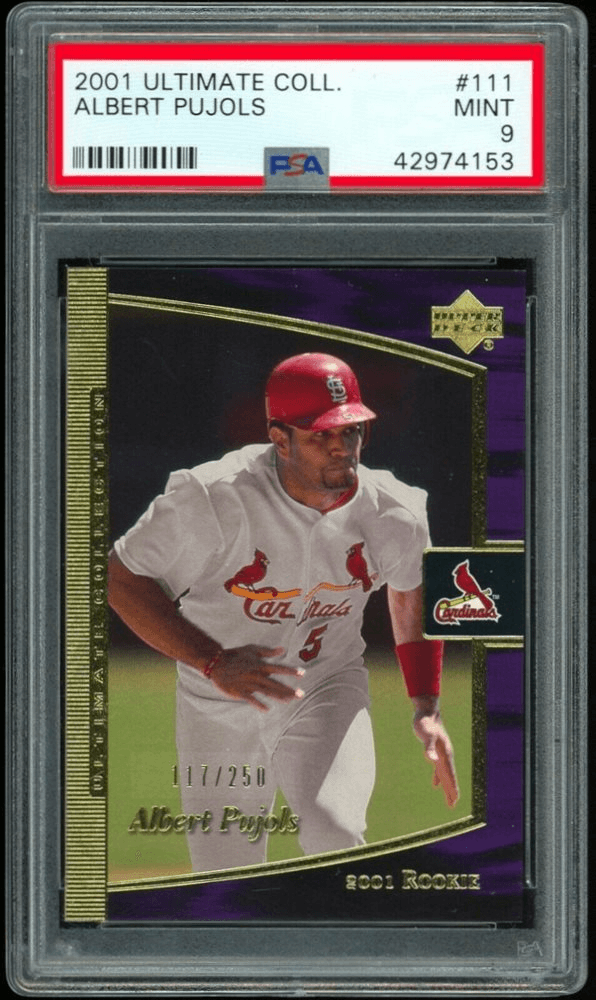 2001 Ultimate Collection Albert Pujols rookie card