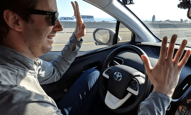 Self driving car technology demonstration