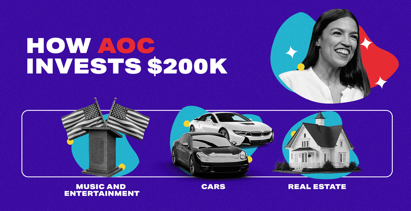 Alexandria Ocasio-Cortez net worth infographic