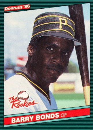 1986 Donruss The Rookies Barry Bonds #11