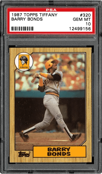1987 Topps Tiffany Barry Bonds #320