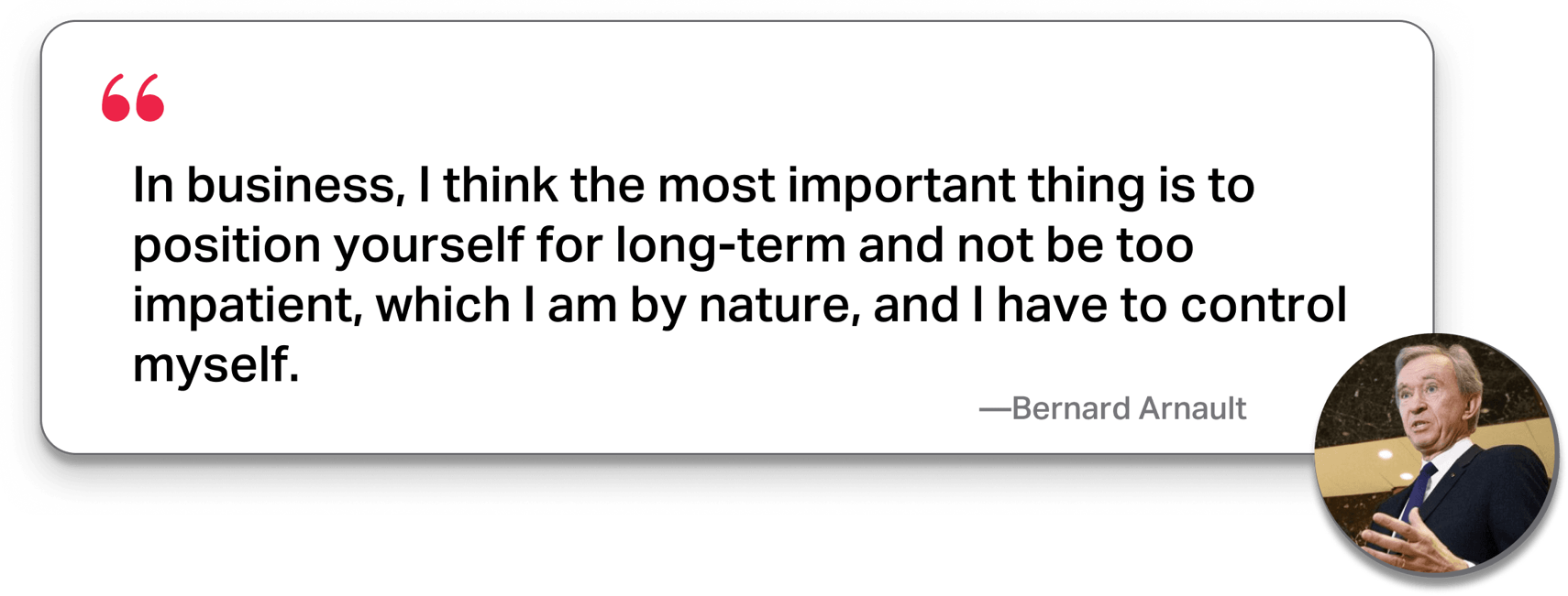 Think long-term quote