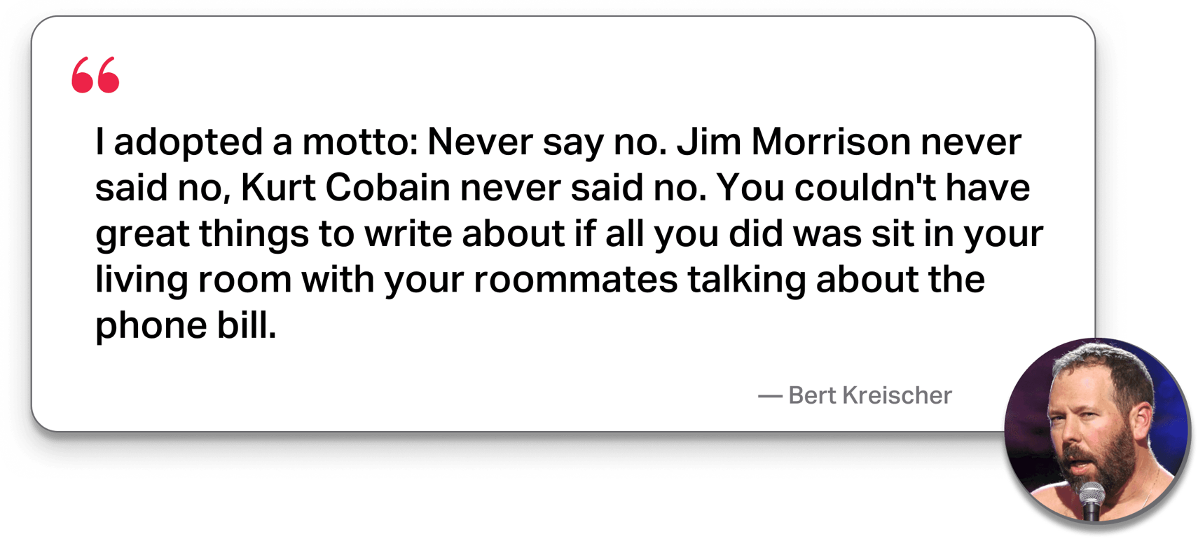 never say never quote