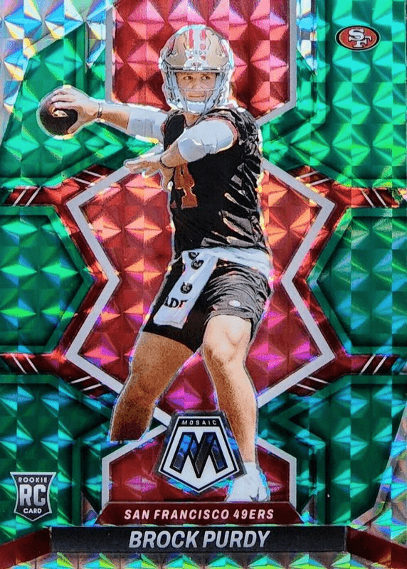 Brock Purdy Mosaic rookie card
