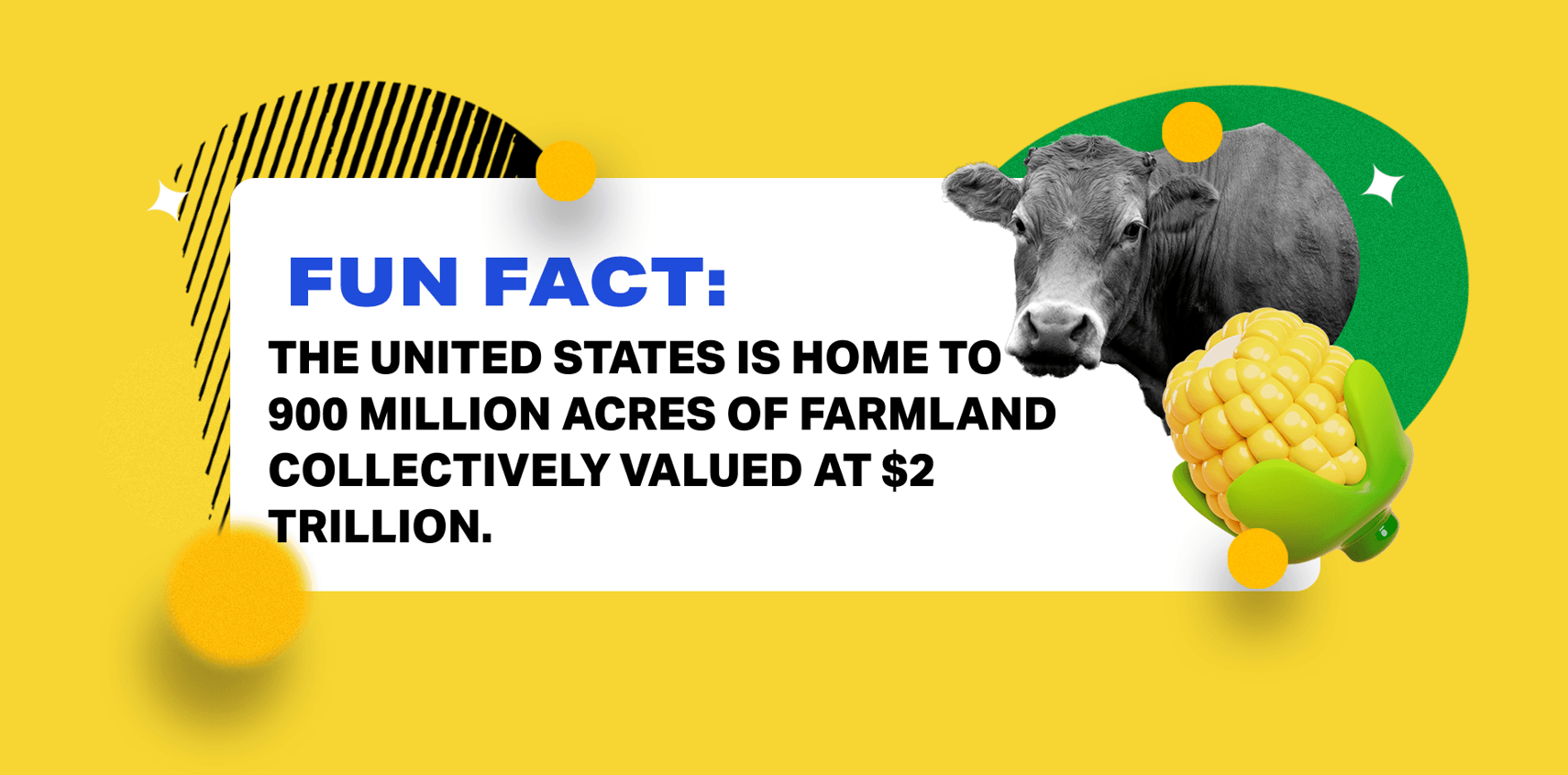 Farmland fun fact