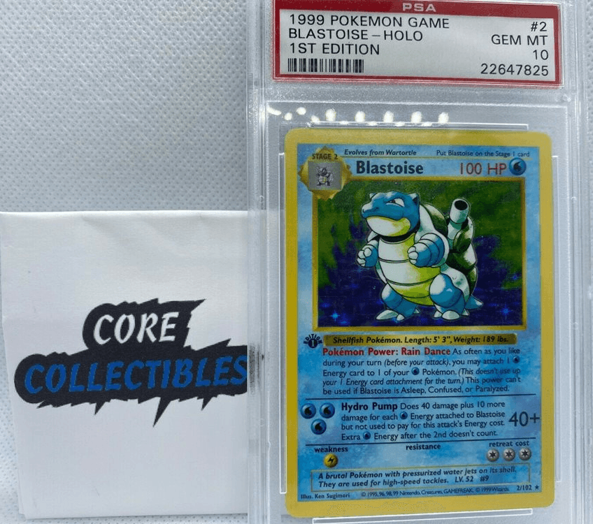 1999 First Edition Blastoise Holo #2