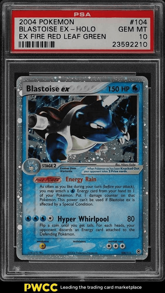 2004 Pokemon Blastoise Ex-Holo #104