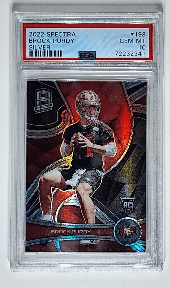 2022 Panini Spectra Brock Purdy RC #198 Silver
