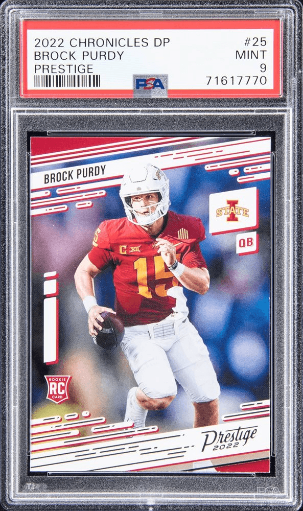 2022 Panini Chronicles Draft Picks Prestige Brock Purdy #25