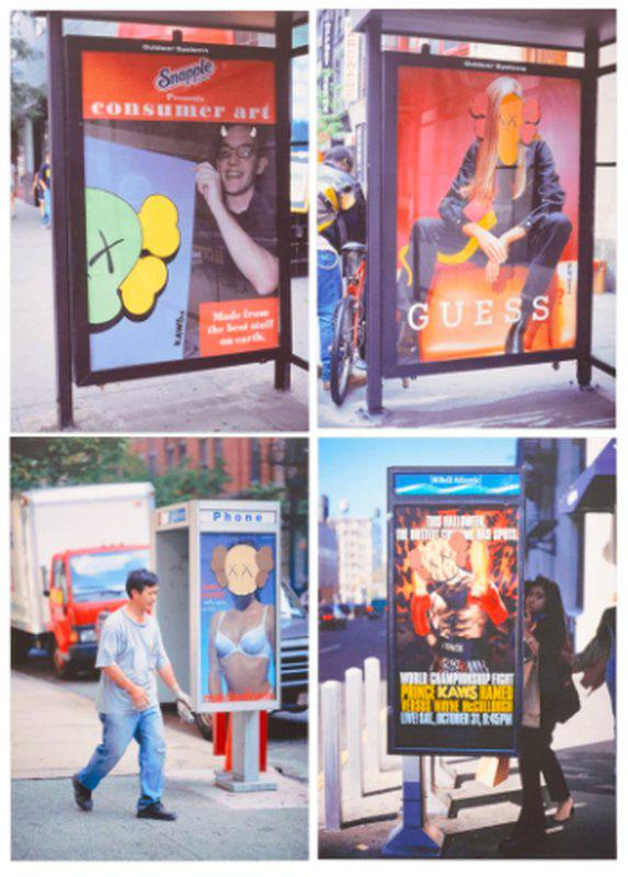 KAWS subvertisements