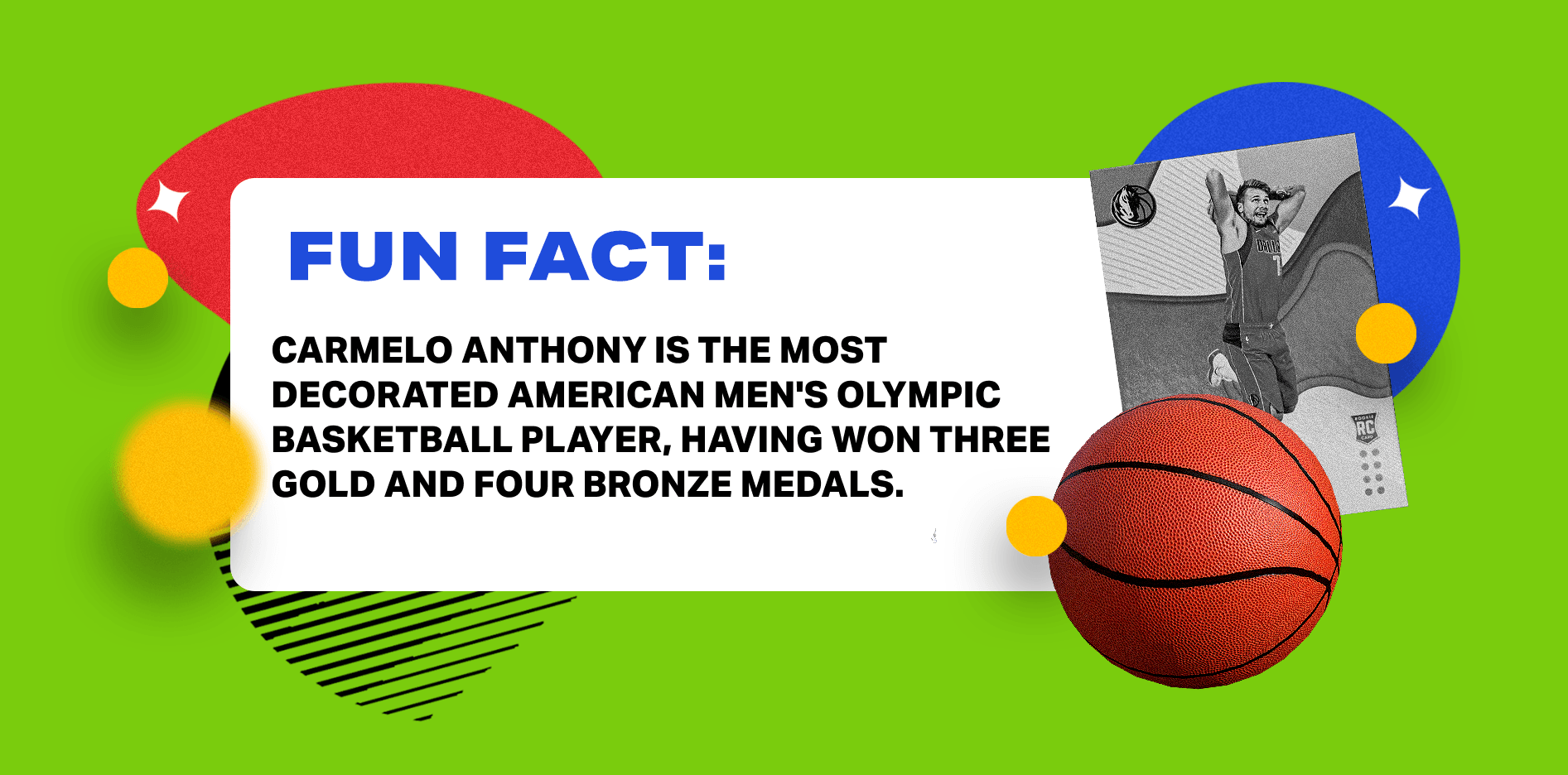 Fun fact about Carmelo Anthony