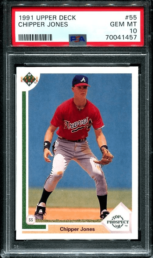 1991 Upper Deck Chipper Jones Rookie Card