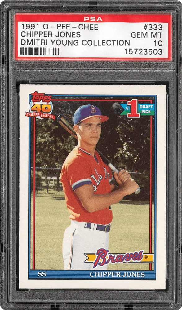 1991 O-Pee-Chee Chipper Jones Rookie Card