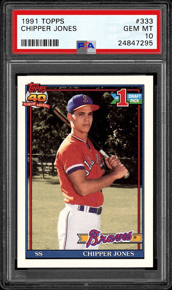 1991 Topps Chipper Jones Rookie Card