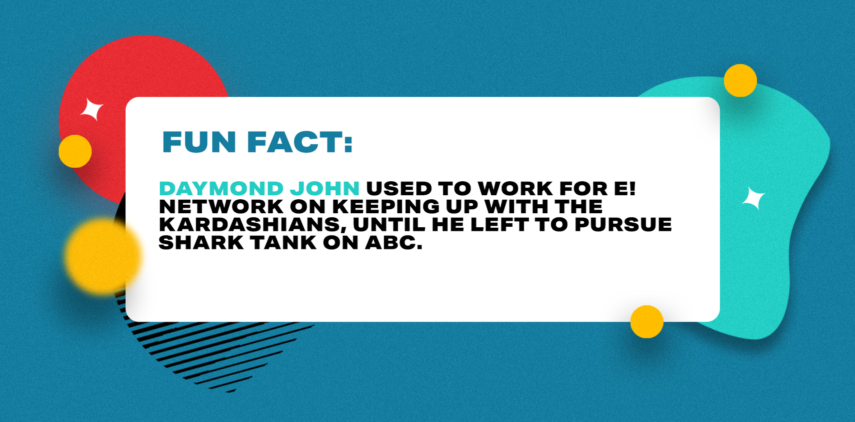 Daymond John fun fact infographic