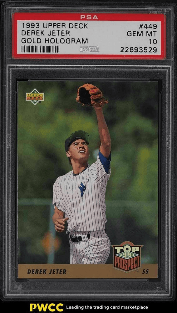 Derek Jeter PSA-10 1993 Upper Deck #449 Gold Hologram Rookie Card