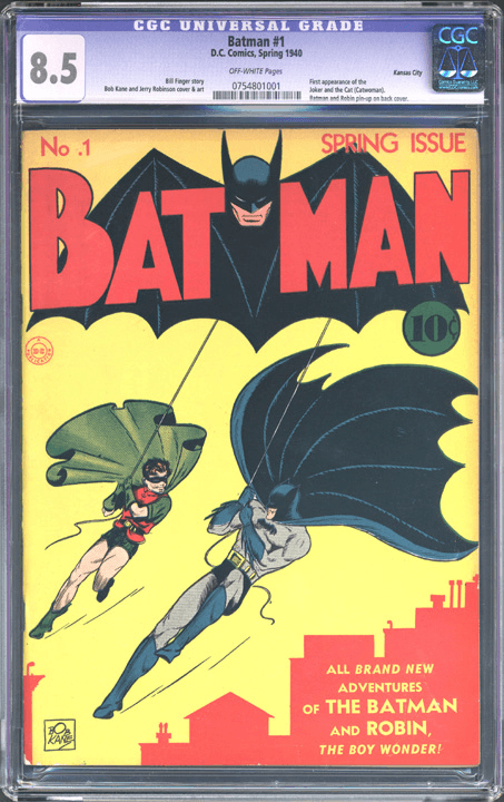 Batman #1 auction record