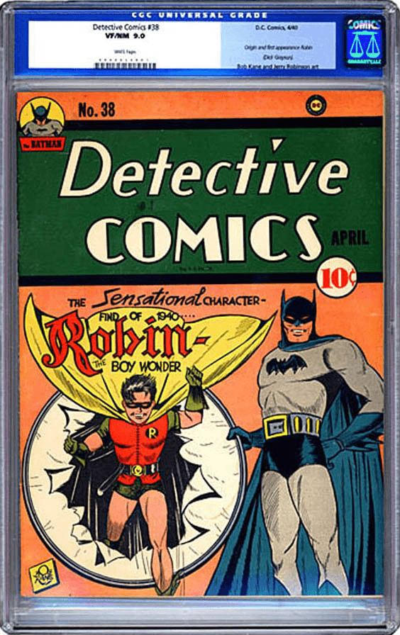 Detective Comics 38 debut Robin