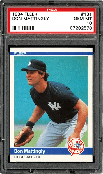 1984 Fleer Don Mattingly RC