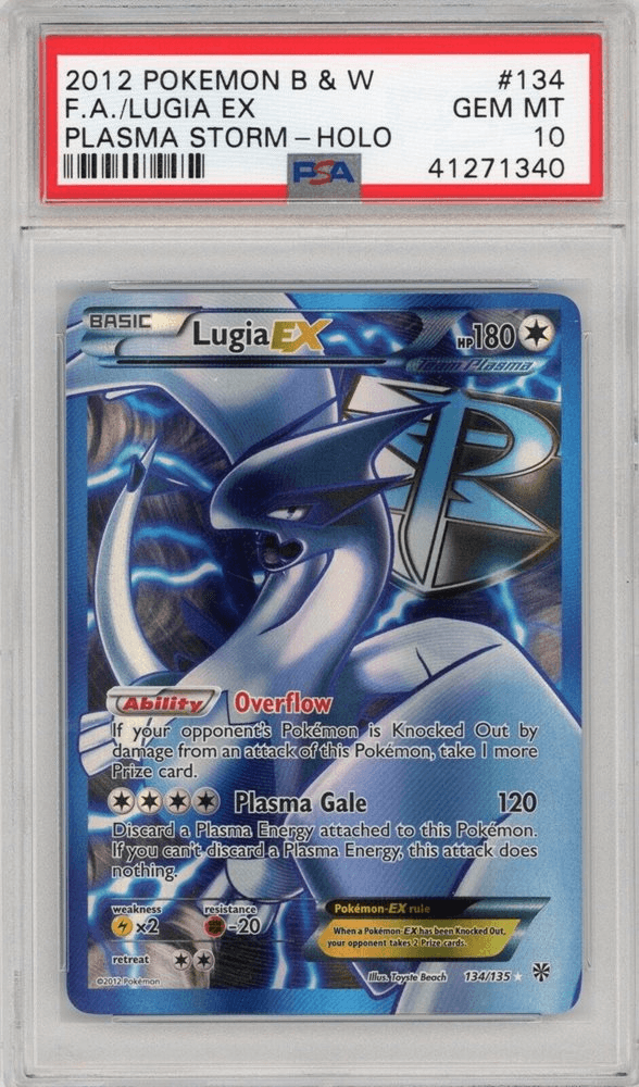 Lugia-EX Plasma Storm #134