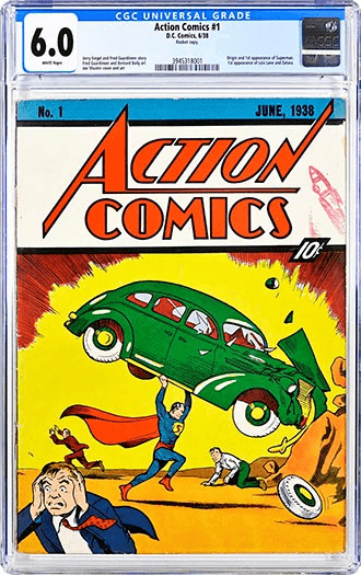 Action Comics #1 record sale