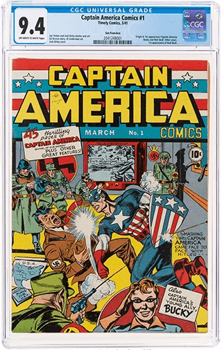 Captain America Comics #1 record sale