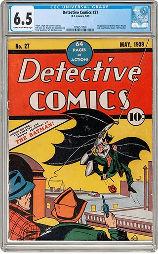 Detective Comics #27 record sale