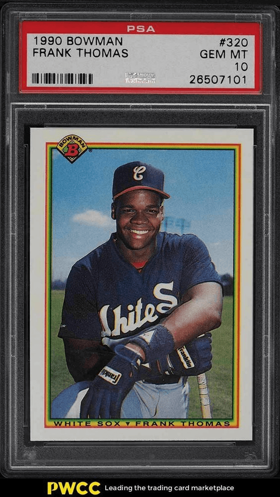 1990 Bowman Frank Thomas Rookie Card #320