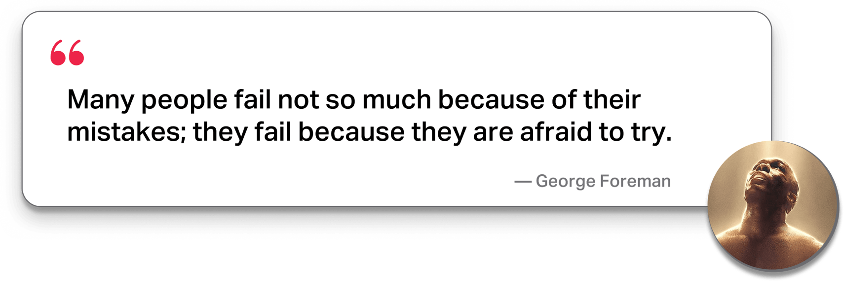 Fear breeds failure quote