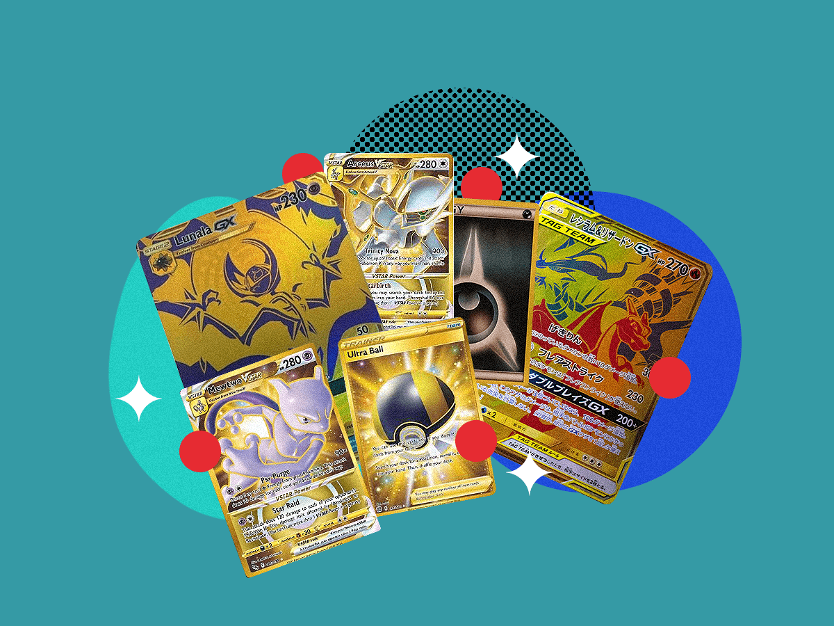 how rare is a gold pokemon card Amazon.com: Pokemon – Arceus Vstar 184/172 – Brilliant Stars – Secret Rare  – Gold Holo