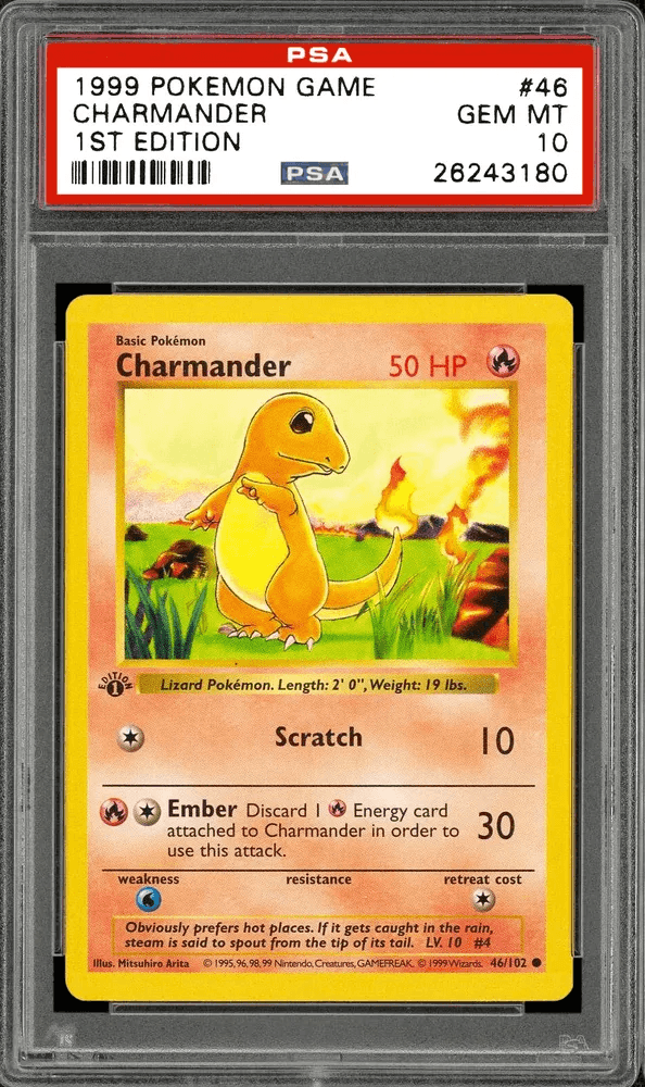 Charmander Holo card
