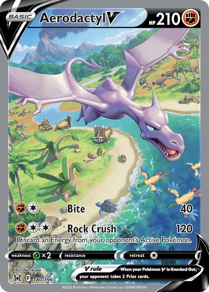 Aerodactyl V Holo card