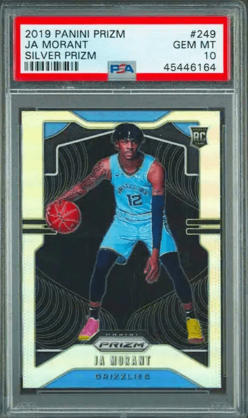 2019 Panini Prizm Ja Morant Silver Prizm #249