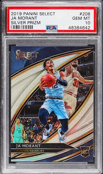 2019 Panini Select Silver Prizm Ja Morant Courtside SSP #208