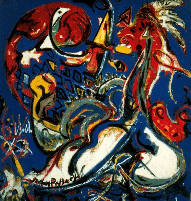 Jackson Pollock The Moon-Woman Cuts the Circle