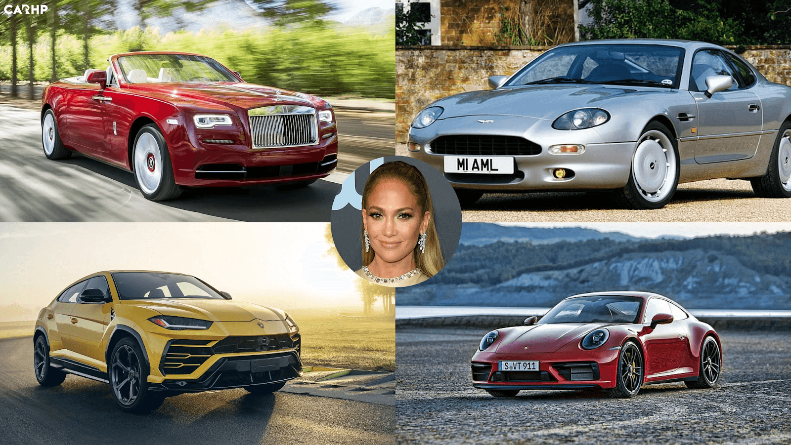 Jennifer Lopez cars infographic