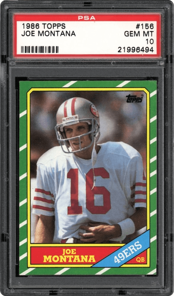 1986 Topps Joe Montana #156