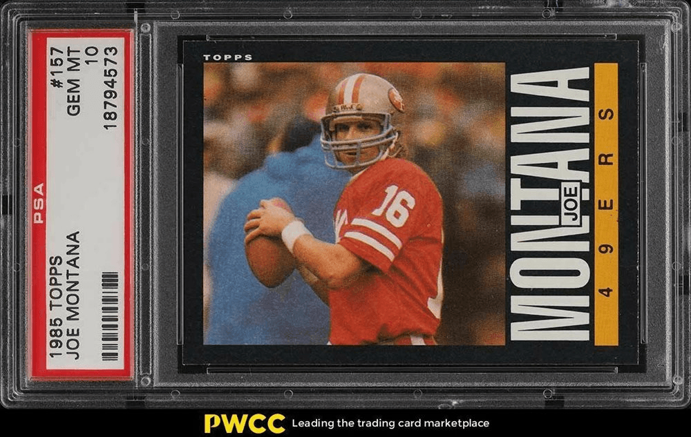 1985 Topps Joe Montana #157