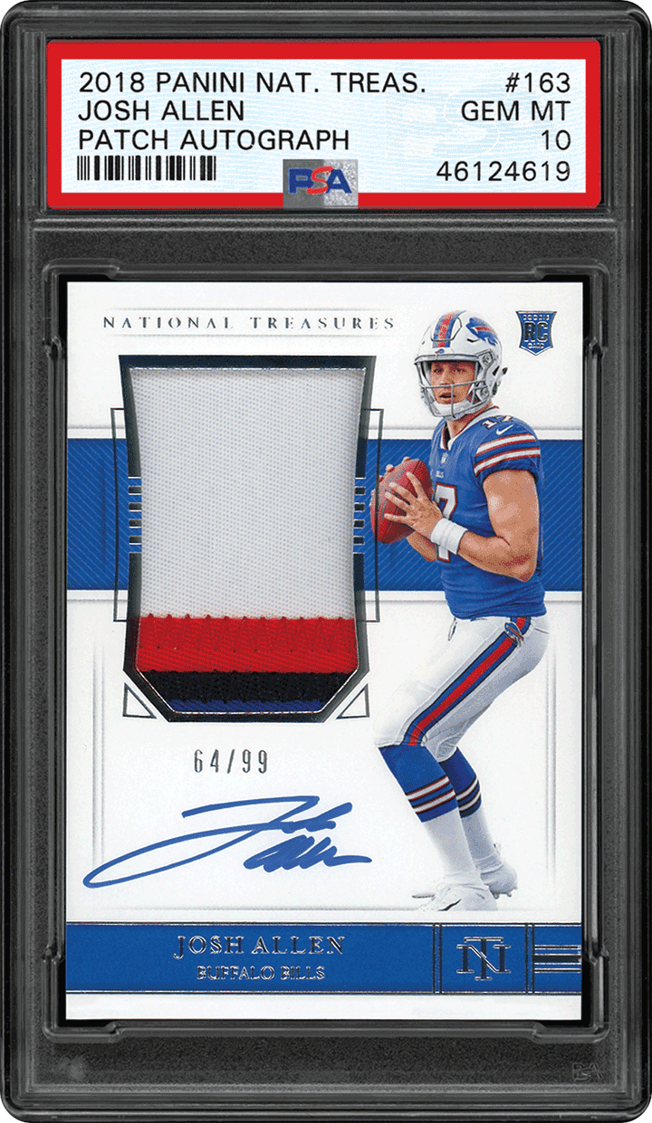 2018 Panini National Treasures Jersey Autograph #163