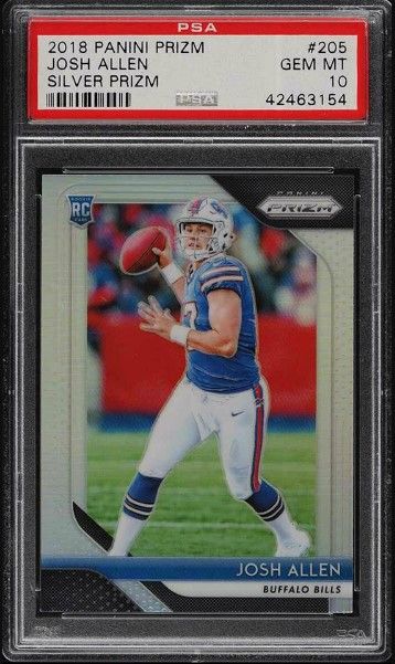 2018 Panini Prizm Josh Allen Silver Prizm #205