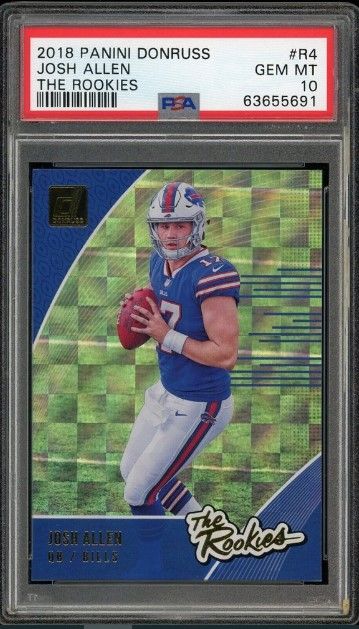 2018 Panini Donruss The Rookies Josh Allen #R4