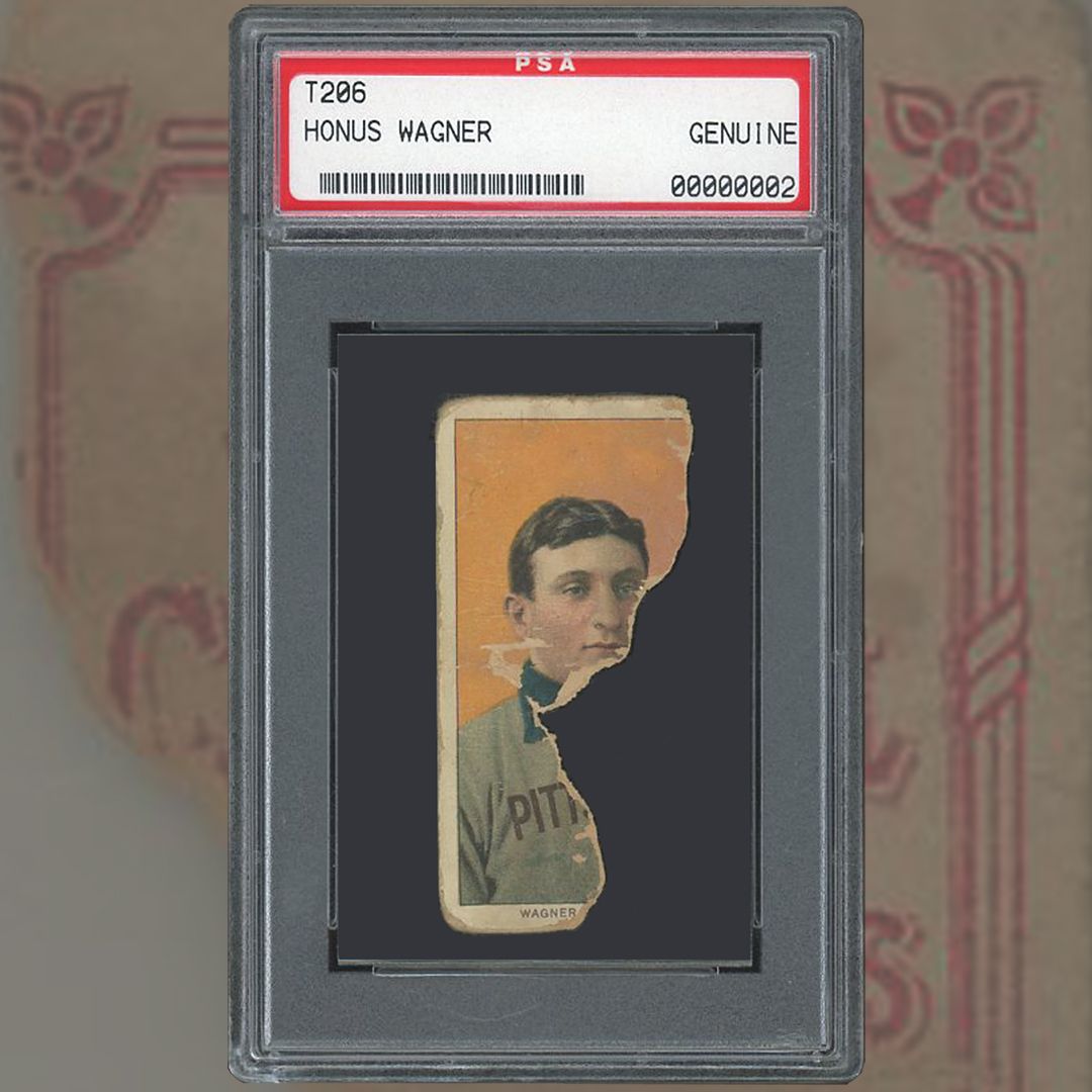 Half Honus Wagner card