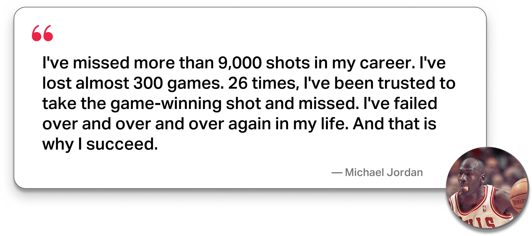 Michael Jordan quote card 2