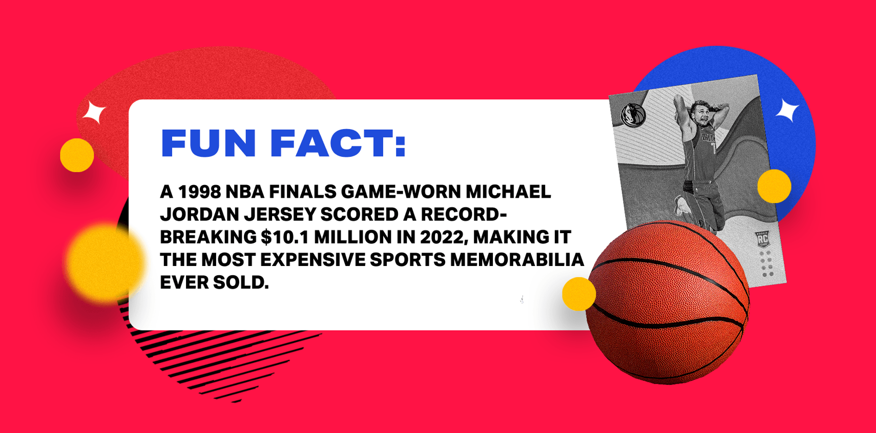 Michael Jordan fun fact infographic