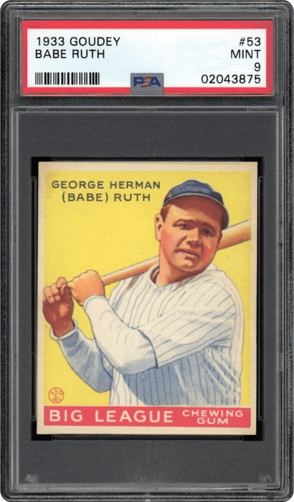 1933 Goudey Babe Ruth #53