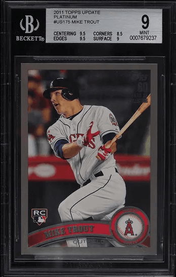 2011 Topps Update Platinum Mike Trout #US175