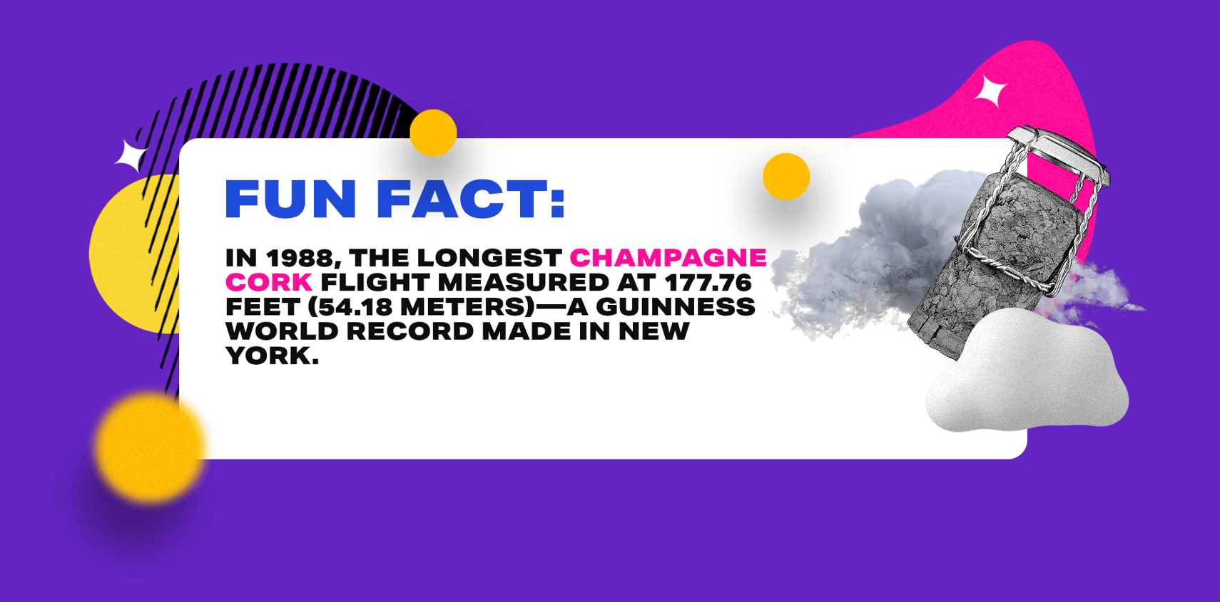 Champagne fun fact