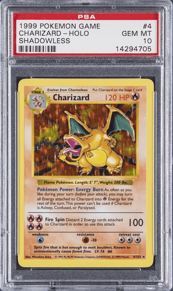 Shadowless Charizard