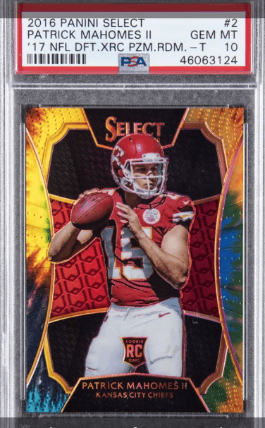 Panini Select Tie-Dye Prizm Redemption