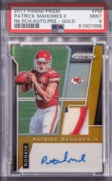 Panini Prizm Rookie Patch RC Autograph Gold